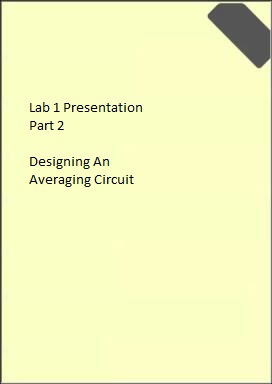Lab 1 Part 2