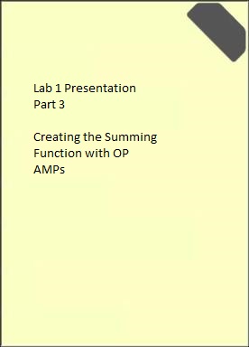 Lab 1 Part 3